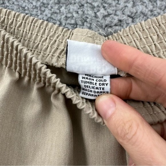 Vintage Alfred Dunner Pull On Elastic Straight Leg Pants Beige Women's Size 14 - Picture 6 of 9